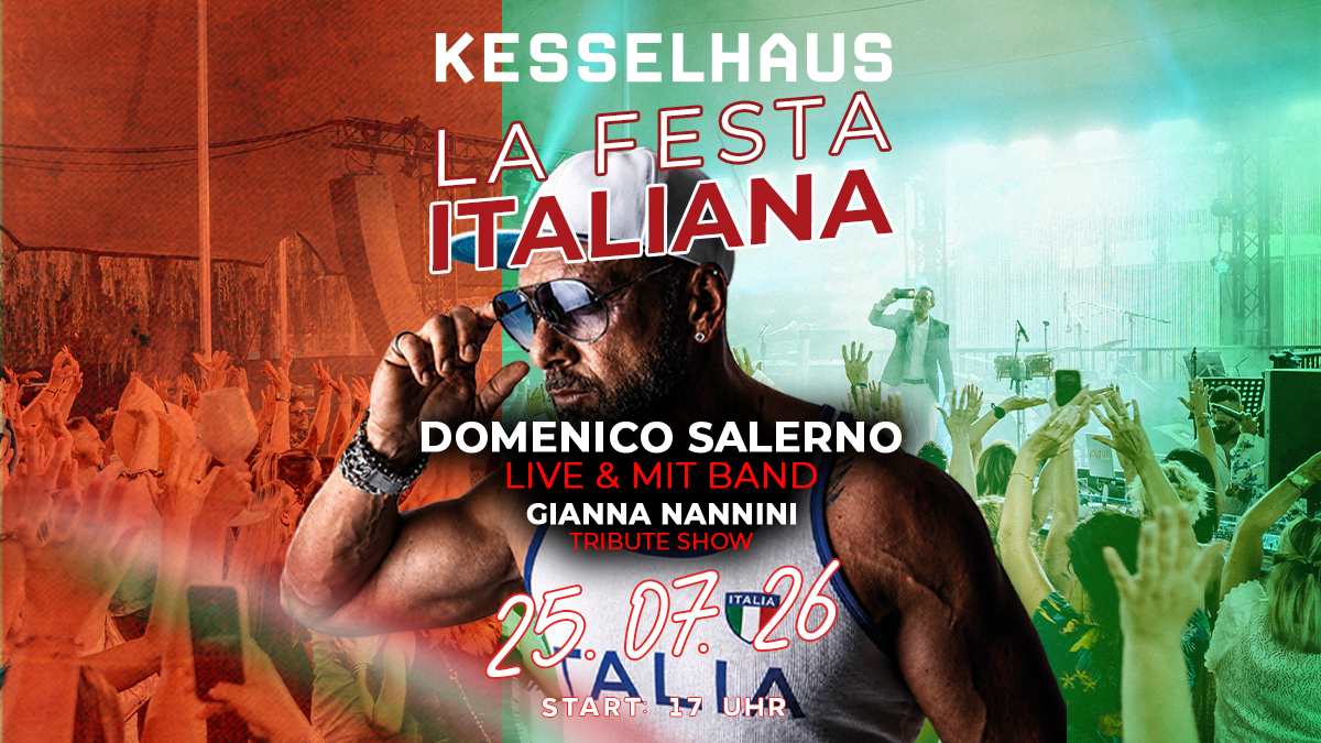 LA FESTA ITALIANA - DOMENICO SALERNO LIVE & MIT BAND - GIANNA NANNINI