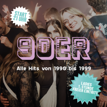 90er Party | Alle Hits von 1990 bis 1999 - Ladies erste Stunde FREE