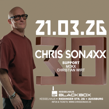 30 Jahre Chris Sonaxx – Drei Jahrzehnte elektronische Musikkultur
